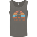 Vegetarian Animals Friends Not Food Vegan 2 Mens Vest Tank Top Charcoal