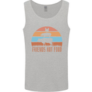 Vegetarian Animals Friends Not Food Vegan 2 Mens Vest Tank Top Sports Grey