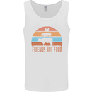Vegetarian Animals Friends Not Food Vegan 2 Mens Vest Tank Top White