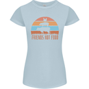 Vegetarian Animals Friends Not Food Vegan 2 Womens Petite Cut T-Shirt Light Blue
