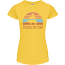 Vegetarian Animals Friends Not Food Vegan 2 Womens Petite Cut T-Shirt Yellow