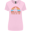 Vegetarian Animals Friends Not Food Vegan 2 Womens Wider Cut T-Shirt Light Pink
