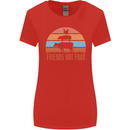 Vegetarian Animals Friends Not Food Vegan 2 Womens Wider Cut T-Shirt Red