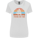 Vegetarian Animals Friends Not Food Vegan 2 Womens Wider Cut T-Shirt White