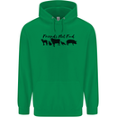 Vegetarian Animals Friends Not Food Vegan Childrens Kids Hoodie Irish Green