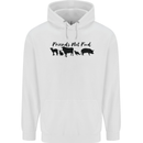 Vegetarian Animals Friends Not Food Vegan Childrens Kids Hoodie White