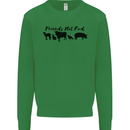 Vegetarian Animals Friends Not Food Vegan Kids Sweatshirt Jumper Irish Green