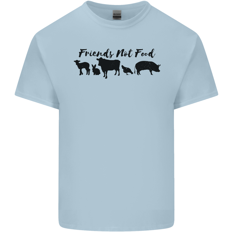 Vegetarian Animals Friends Not Food Vegan Kids T-Shirt Childrens Light Blue