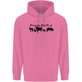 Vegetarian Animals Friends Not Food Vegan Mens 80% Cotton Hoodie Azelea