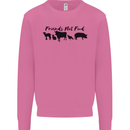 Vegetarian Animals Friends Not Food Vegan Mens Sweatshirt Jumper Azalea