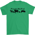 Vegetarian Animals Friends Not Food Vegan Mens T-Shirt 100% Cotton Irish Green