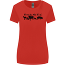 Vegetarian Animals Friends Not Food Vegan Womens Wider Cut T-Shirt Red