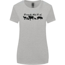 Vegetarian Animals Friends Not Food Vegan Womens Wider Cut T-Shirt Sports Grey