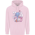 Vegetarian Animals Vegan Childrens Kids Hoodie Light Pink