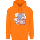 Vegetarian Animals Vegan Childrens Kids Hoodie Orange