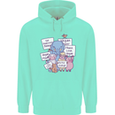 Vegetarian Animals Vegan Childrens Kids Hoodie Peppermint