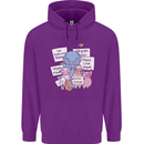 Vegetarian Animals Vegan Childrens Kids Hoodie Purple