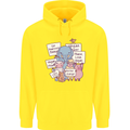 Vegetarian Animals Vegan Childrens Kids Hoodie Yellow