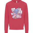 Vegetarian Animals Vegan Kids Sweatshirt Jumper Heliconia