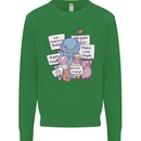 Vegetarian Animals Vegan Kids Sweatshirt Jumper Irish Green