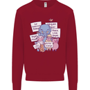 Vegetarian Animals Vegan Kids Sweatshirt Jumper Red