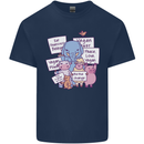 Vegetarian Animals Vegan Kids T-Shirt Childrens Navy Blue