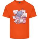 Vegetarian Animals Vegan Kids T-Shirt Childrens Orange