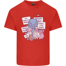 Vegetarian Animals Vegan Kids T-Shirt Childrens Red