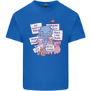 Vegetarian Animals Vegan Kids T-Shirt Childrens Royal Blue