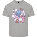 Vegetarian Animals Vegan Mens Cotton T-Shirt Tee Top Sports Grey
