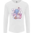 Vegetarian Animals Vegan Mens Long Sleeve T-Shirt White