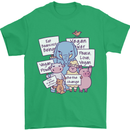 Vegetarian Animals Vegan Mens T-Shirt 100% Cotton Irish Green