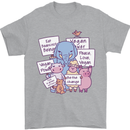Vegetarian Animals Vegan Mens T-Shirt 100% Cotton Sports Grey