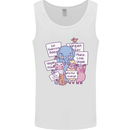 Vegetarian Animals Vegan Mens Vest Tank Top White