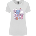 Vegetarian Animals Vegan Womens Wider Cut T-Shirt White