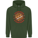 Veggie Kebab Vegetarian Vegan BBQ Childrens Kids Hoodie Forest Green