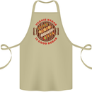 Veggie Kebab Vegetarian Vegan BBQ Cotton Apron 100% Organic Khaki
