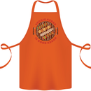 Veggie Kebab Vegetarian Vegan BBQ Cotton Apron 100% Organic Orange
