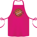 Veggie Kebab Vegetarian Vegan BBQ Cotton Apron 100% Organic Pink
