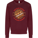 Veggie Kebab Vegetarian Vegan BBQ Kids Sweatshirt Jumper Maroon