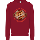 Veggie Kebab Vegetarian Vegan BBQ Kids Sweatshirt Jumper Red
