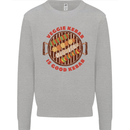 Veggie Kebab Vegetarian Vegan BBQ Kids Sweatshirt Jumper Sports Grey