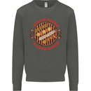Veggie Kebab Vegetarian Vegan BBQ Kids Sweatshirt Jumper Storm Grey