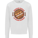 Veggie Kebab Vegetarian Vegan BBQ Kids Sweatshirt Jumper White