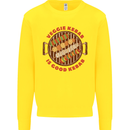 Veggie Kebab Vegetarian Vegan BBQ Kids Sweatshirt Jumper Yellow