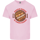 Veggie Kebab Vegetarian Vegan BBQ Kids T-Shirt Childrens Light Pink