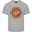 Veggie Kebab Vegetarian Vegan BBQ Kids T-Shirt Childrens Sports Grey