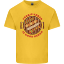 Veggie Kebab Vegetarian Vegan BBQ Kids T-Shirt Childrens Yellow