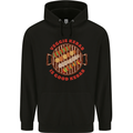 Veggie Kebab Vegetarian Vegan BBQ Mens 80% Cotton Hoodie Black