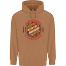 Veggie Kebab Vegetarian Vegan BBQ Mens 80% Cotton Hoodie Caramel Latte